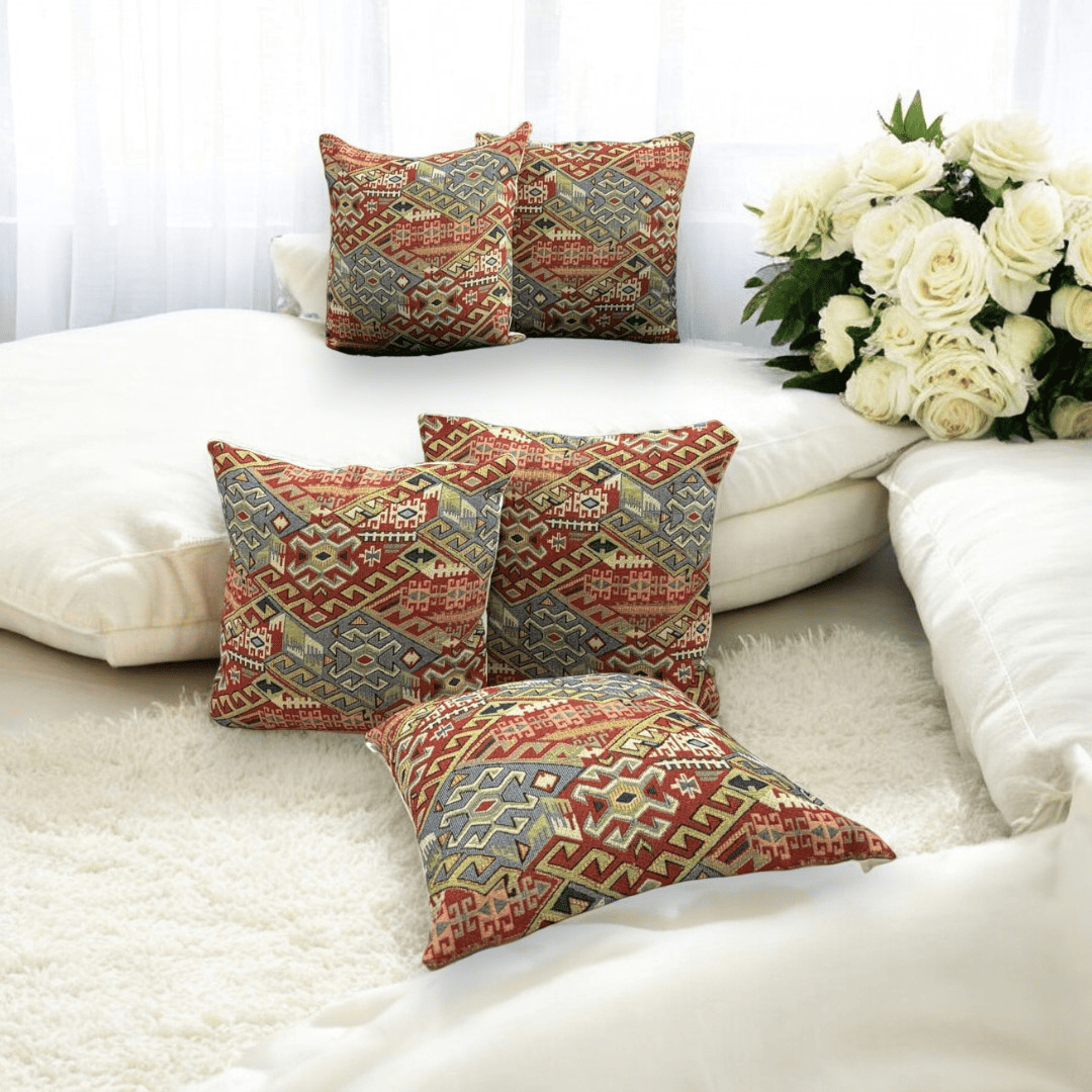 Classic Ethnic Jacquard Cushion Cover
