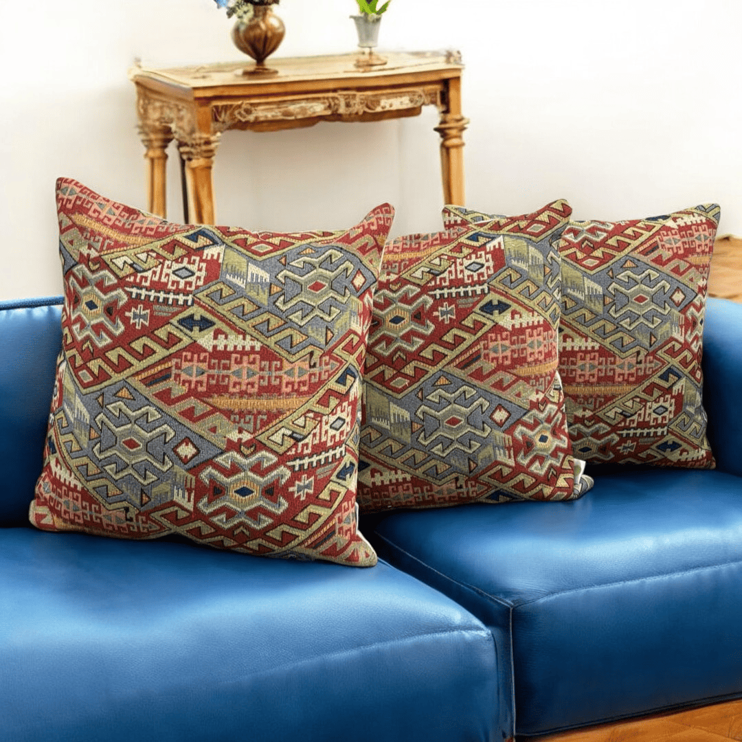 Classic Ethnic Jacquard Cushion Cover
