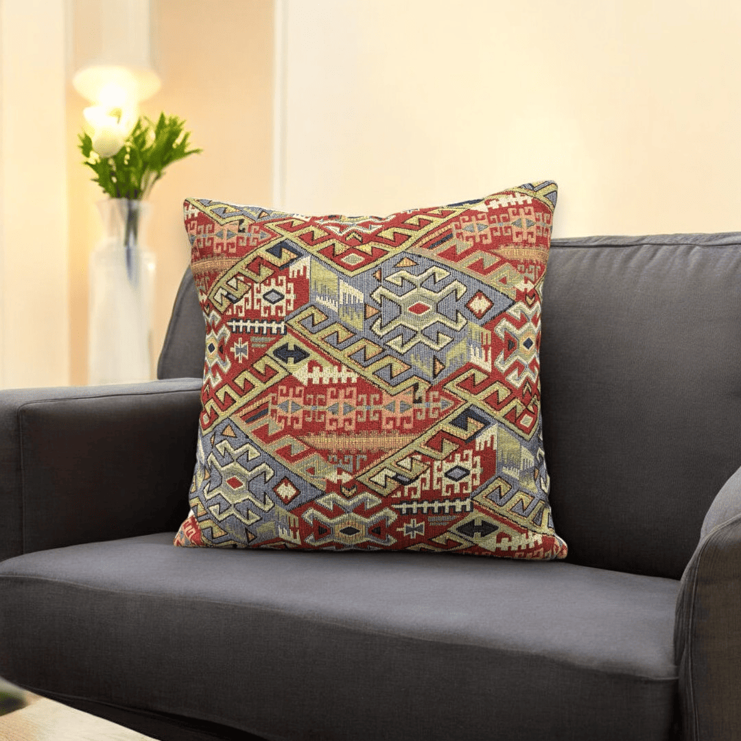 Classic Ethnic Jacquard Cushion Cover