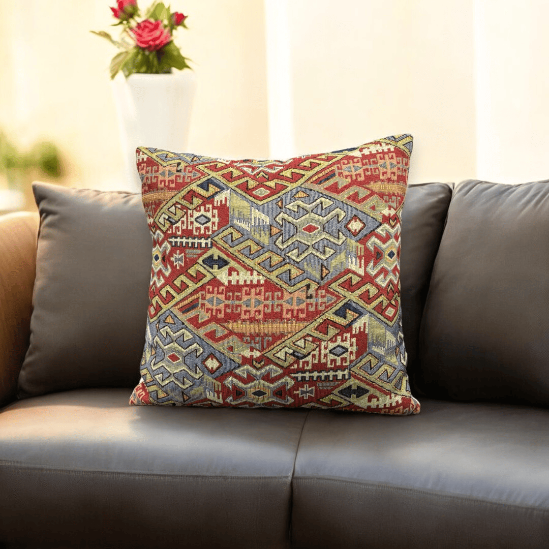 Classic Ethnic Jacquard Cushion Cover