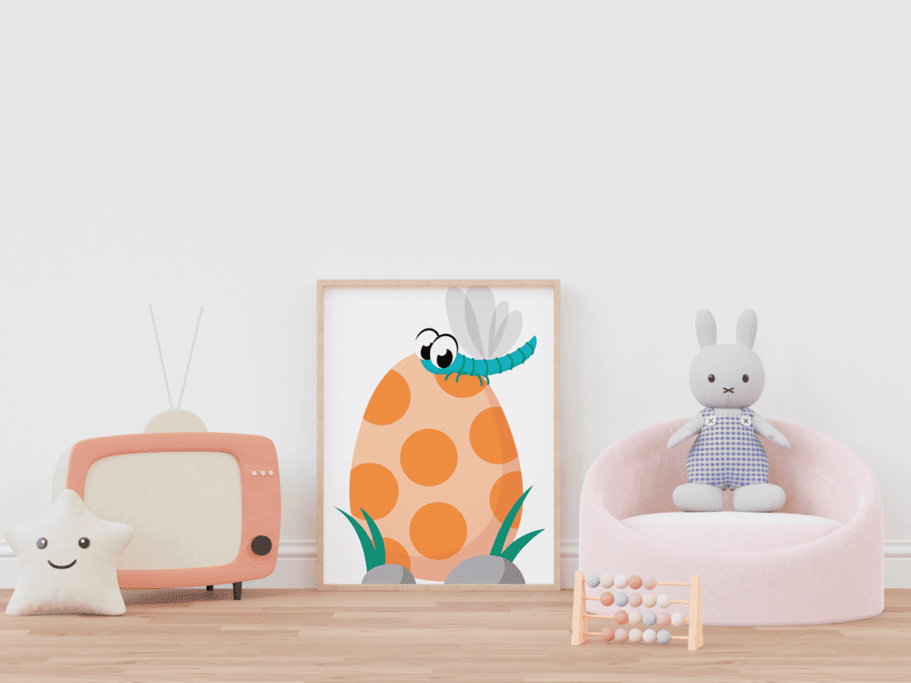 Curious Caterpillar - Framed Wall Art