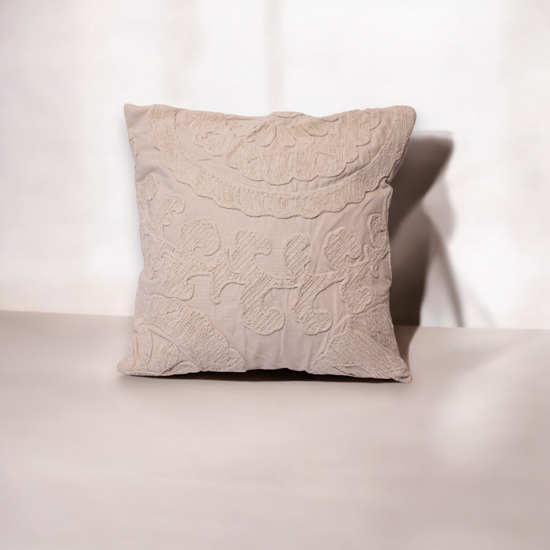 Elegant Flora Tufted Cushion Cover - Set of 5