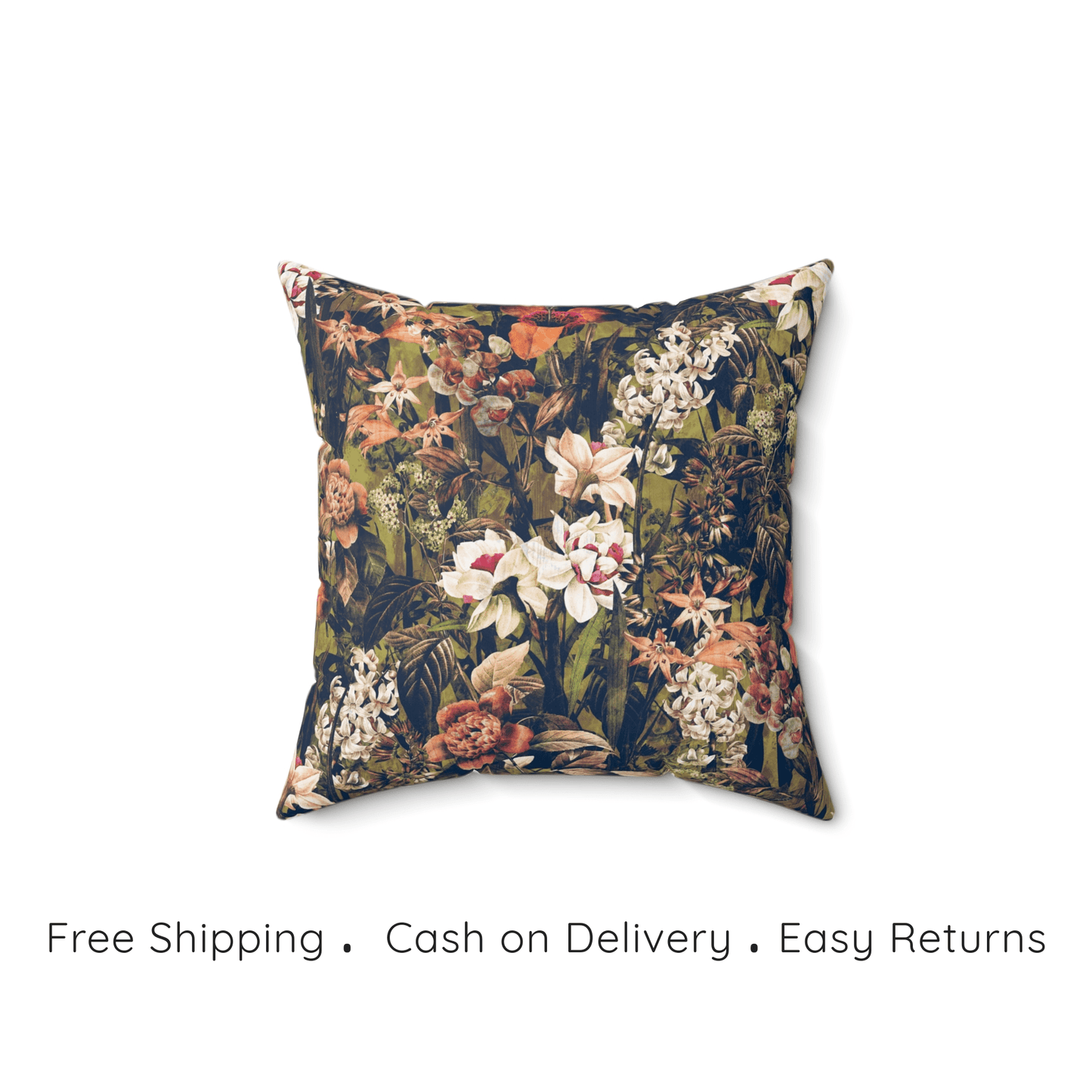Enchanted Forest Velvet Cushion Cover
