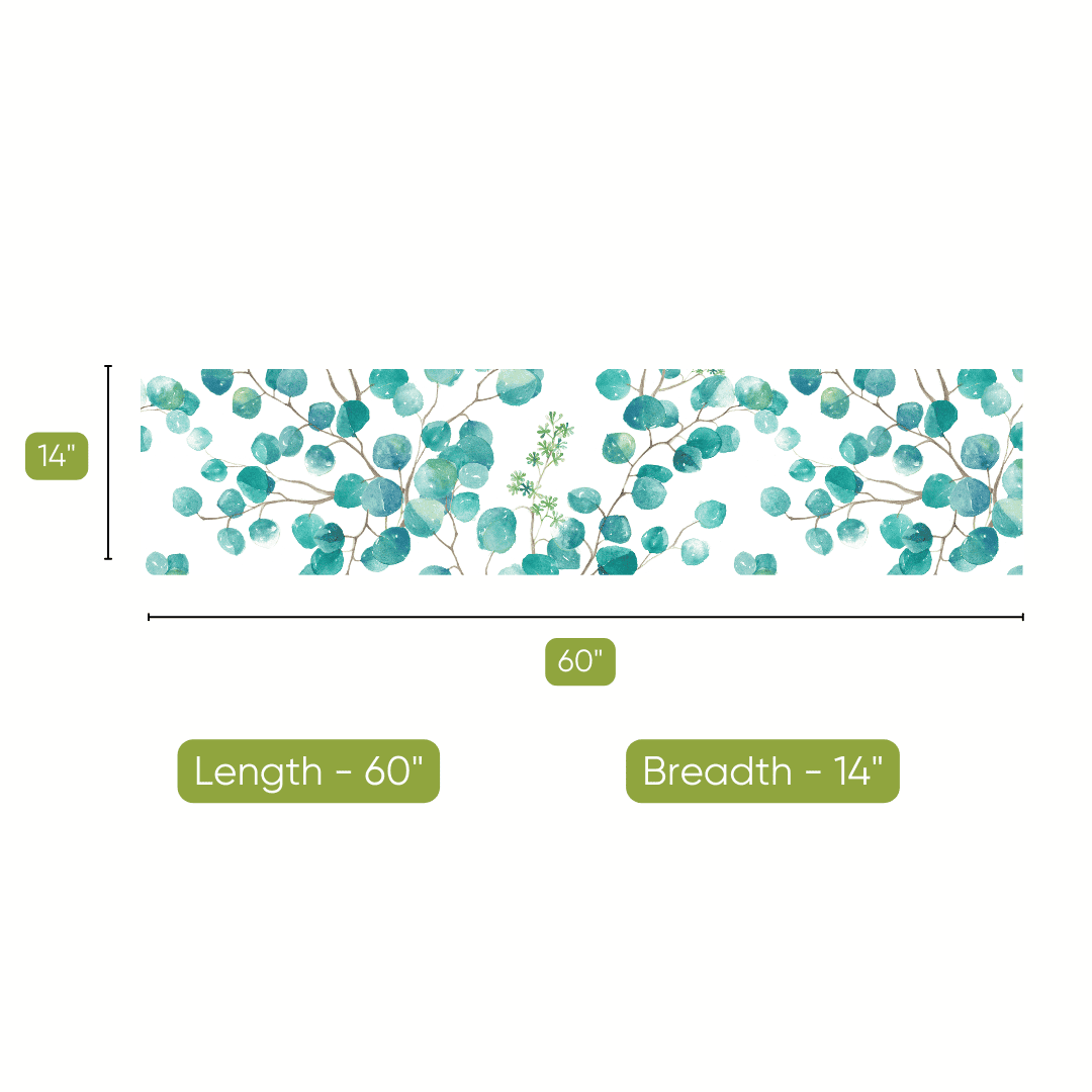 Eucalyptus Serenity Table Runner - 4 Seater