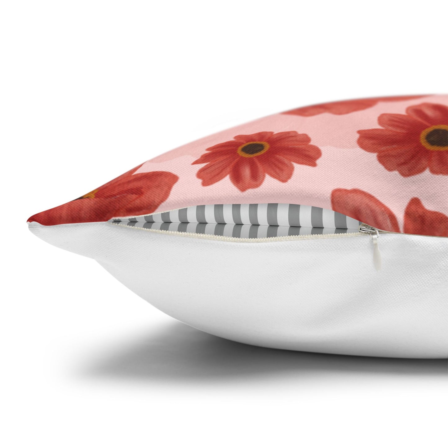 Festive Bloom Velvet Cushion Cover