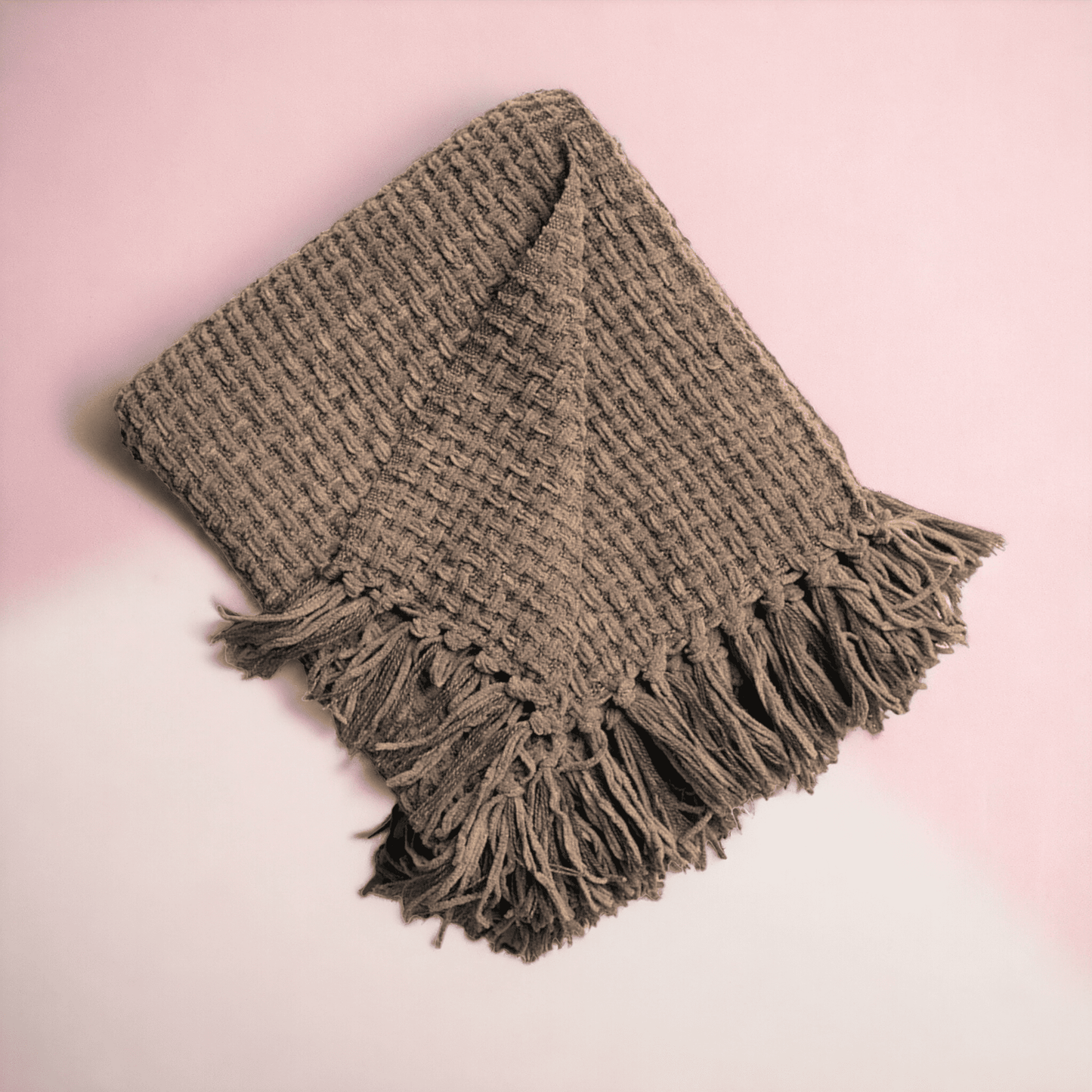 Khaki - Premium Chenille Sofa Throw