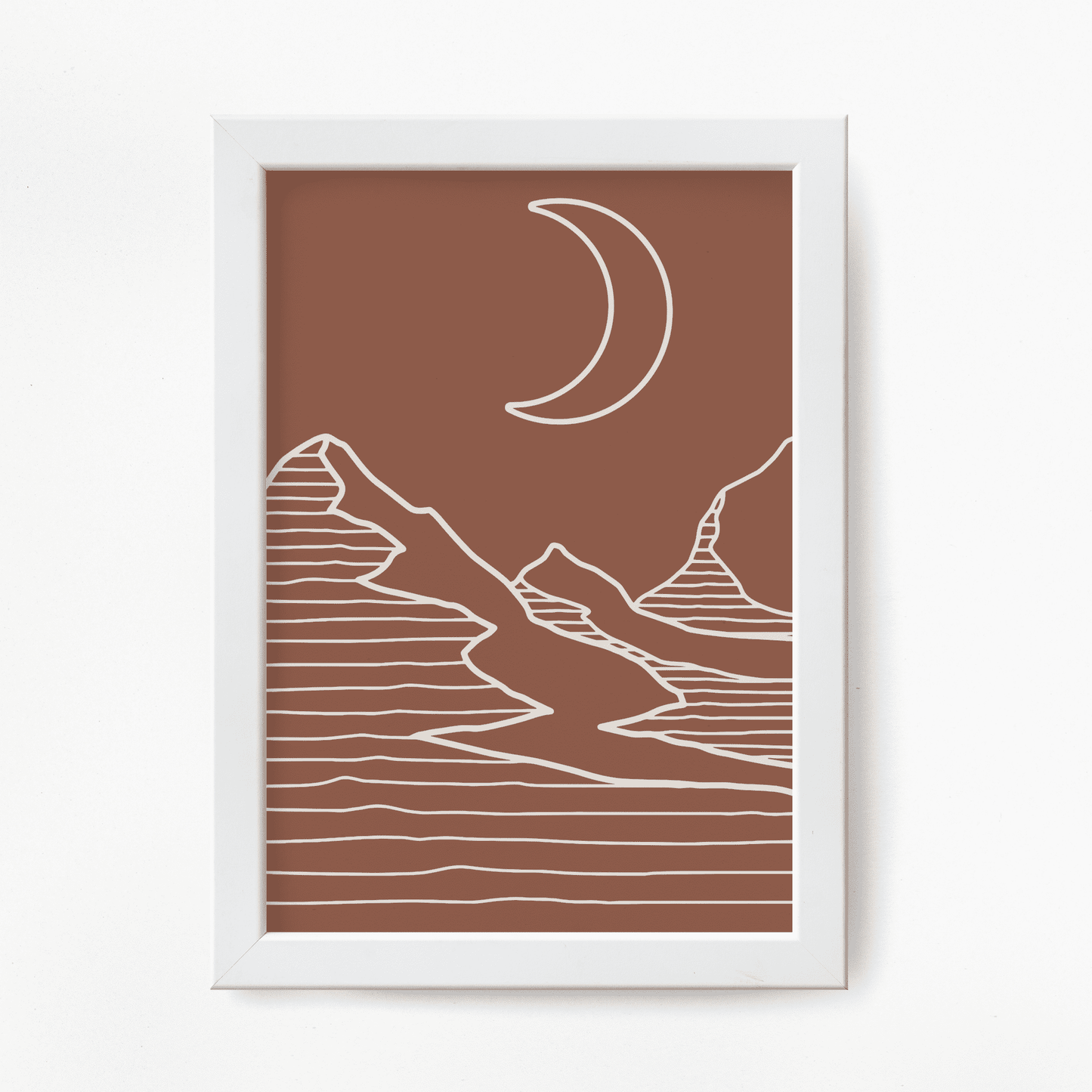Lunar Dunes Framed Artwork