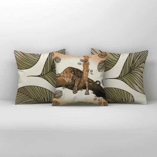 Mighty Stare of Jaguar X Leafy Veins | Set of 3