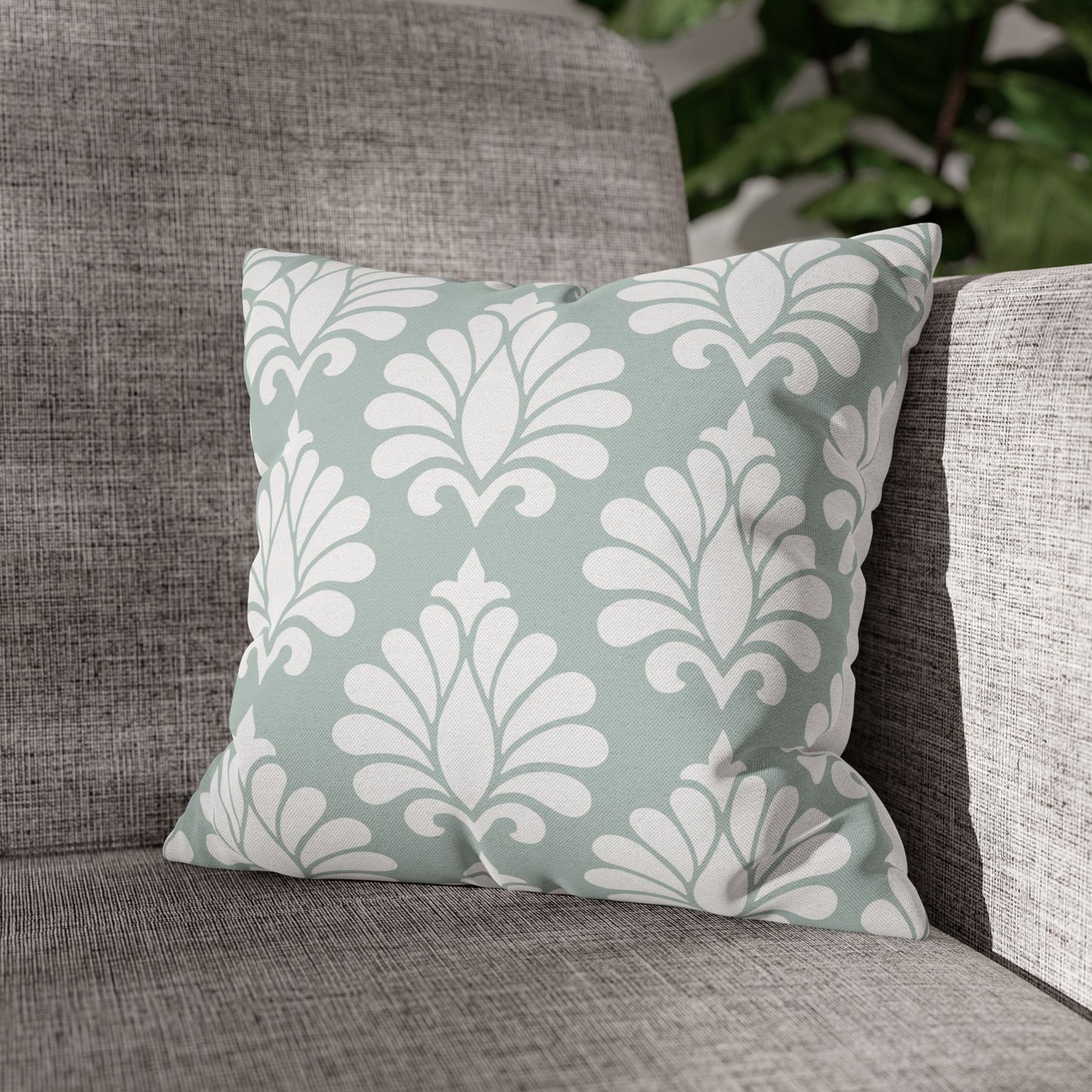 Ornate Festive Damask Velvet Cushion Cover