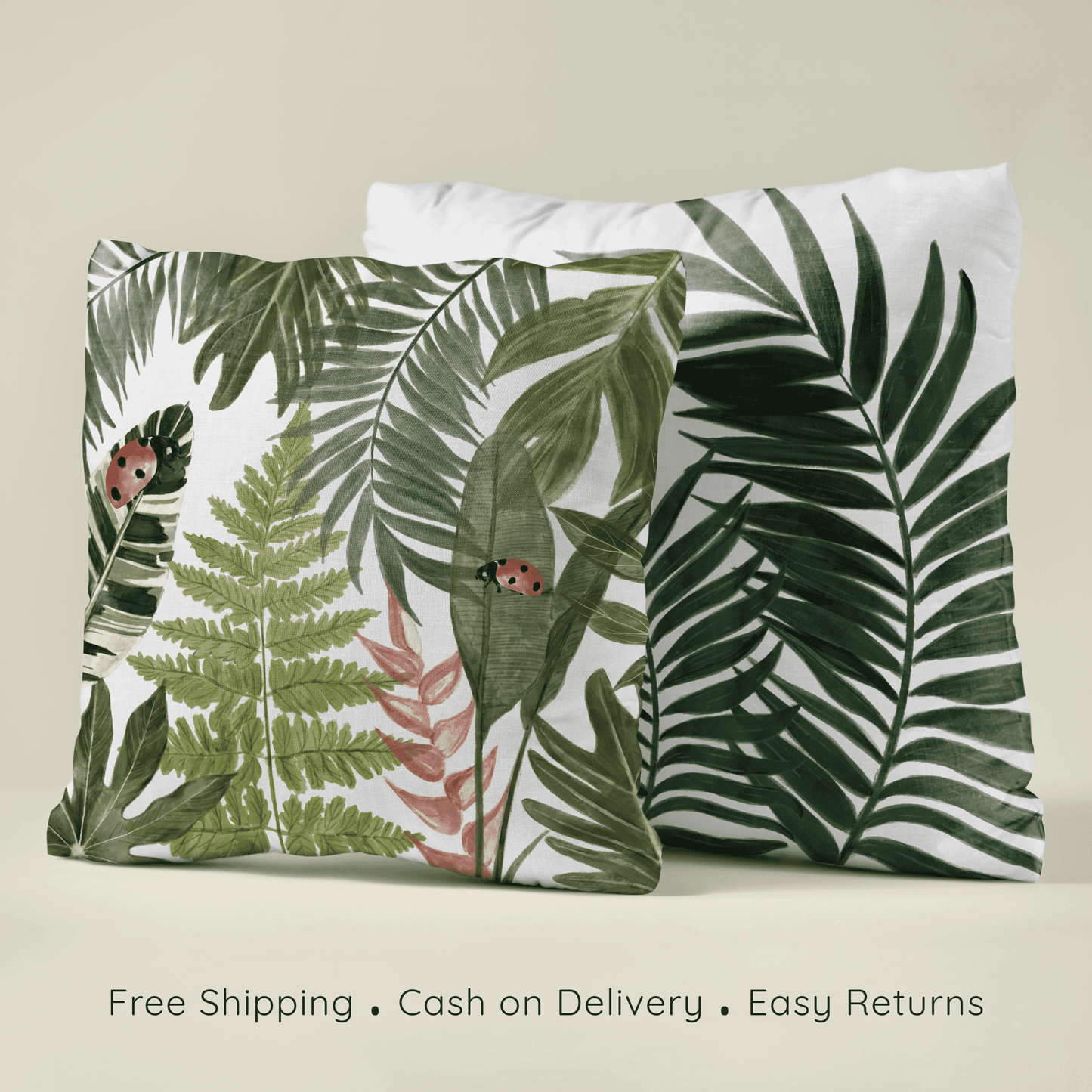 Our Lady Beetle X Flowing Palm | Set of 2