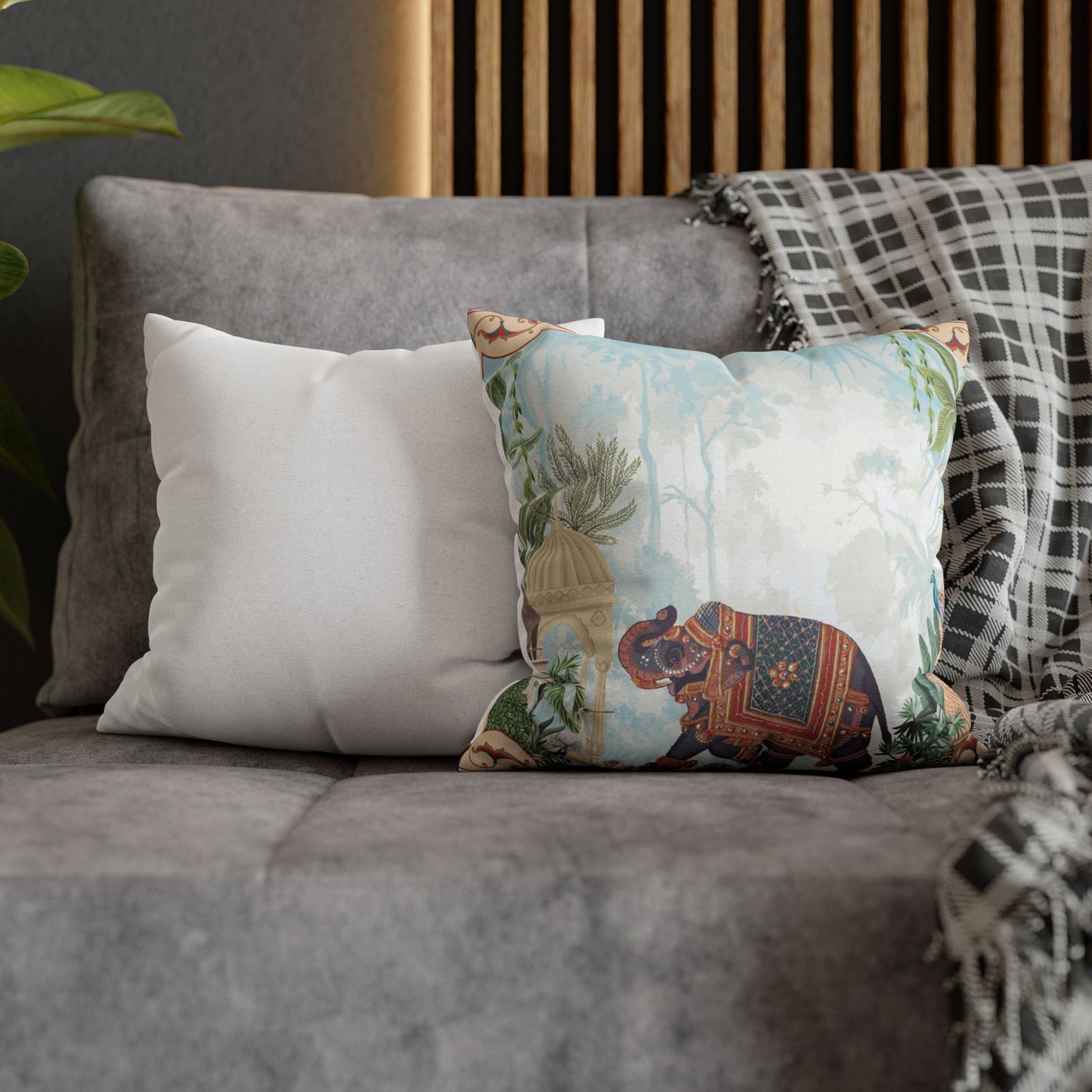 Rajkalin Haathi Yatra Cushion Cover