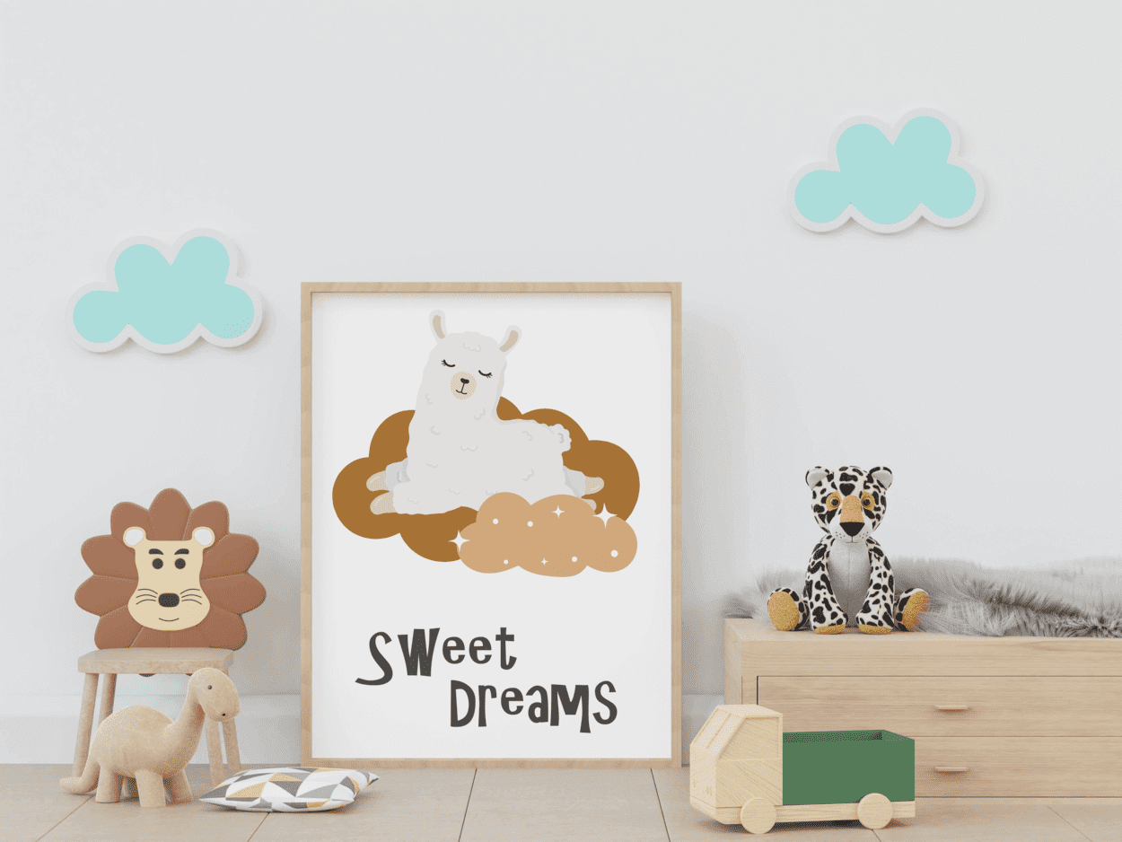 Slumber Clouds - Framed Wall Art