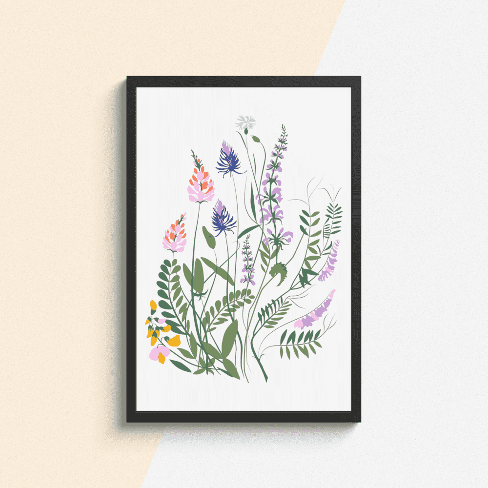 Wildflower Whispers Framed Artwork