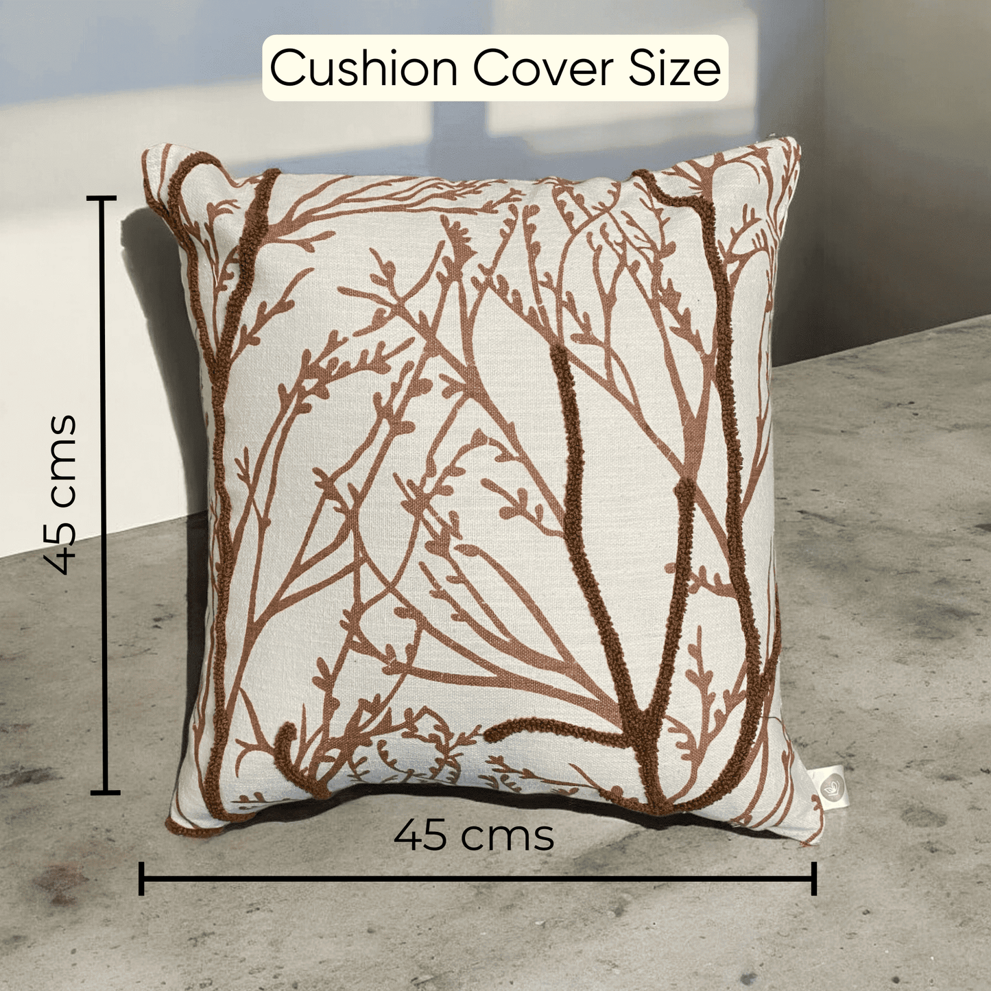 Woodland Branches Tufted Cushion Cover - Set of 5