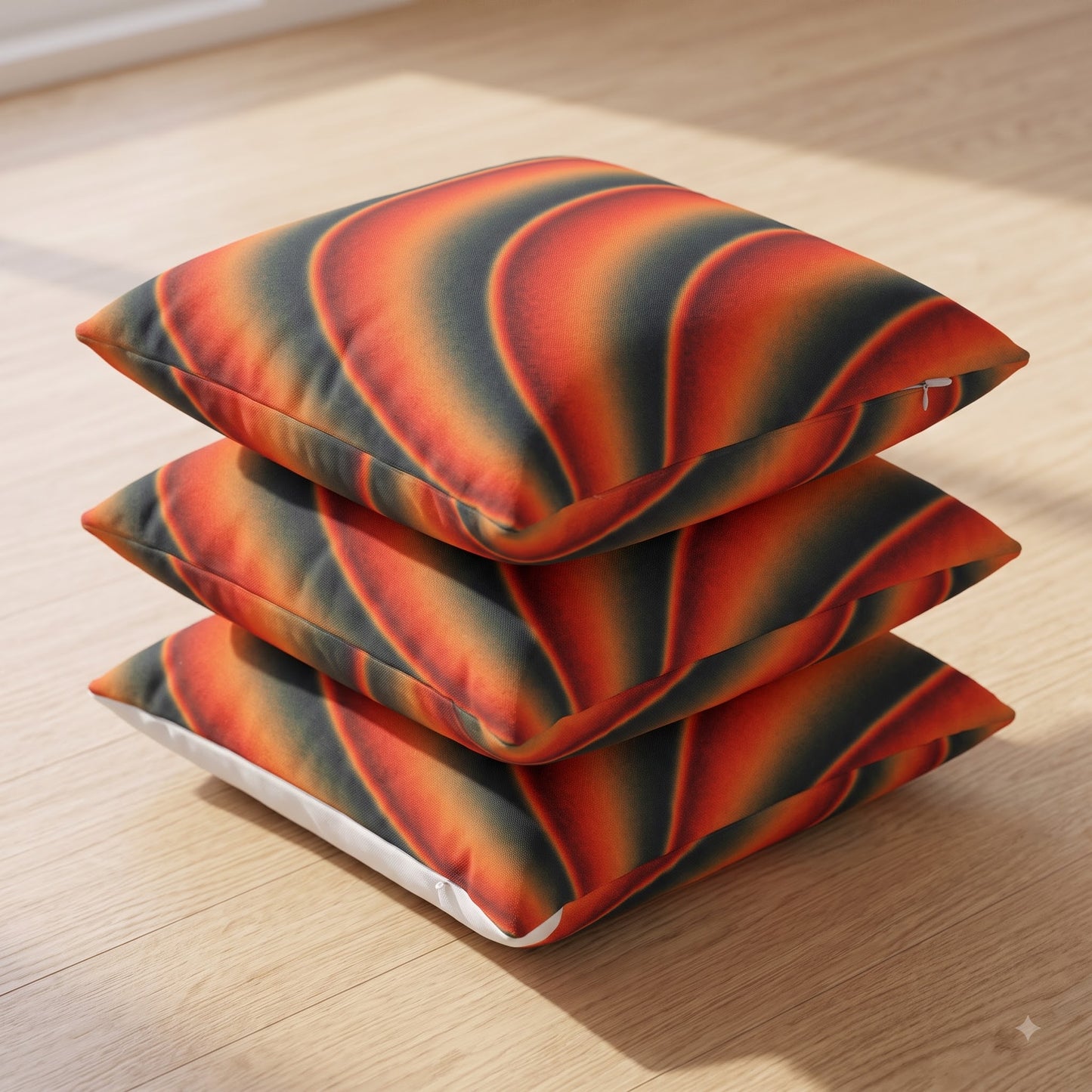 Solar Wave Spectrum Cushion Cover