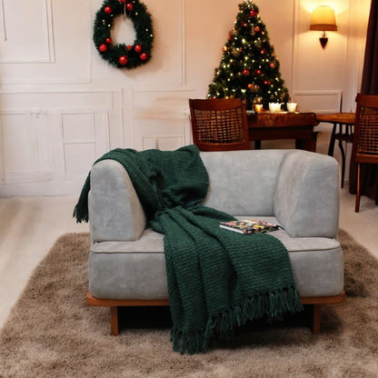 Cozy Haven Christmas Premium Chenille Sofa Throw