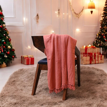 Cozy Haven Christmas Premium Chenille Sofa Throw