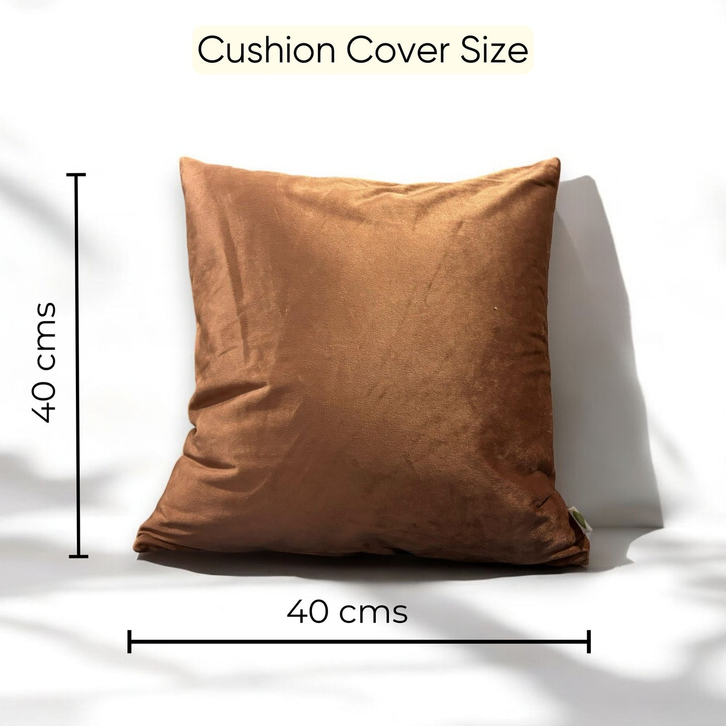 Brown Velvet Cushion Cover | Terracotta Tranquility Velvet - Set of 2