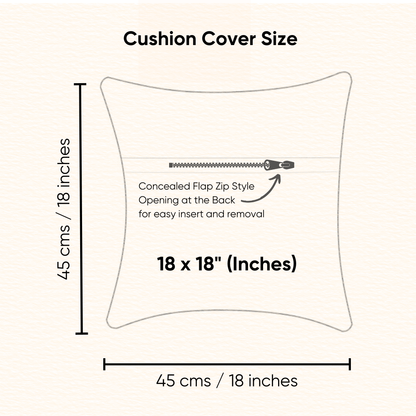 Rustic Charm Tassel Tufted Cushion Cover