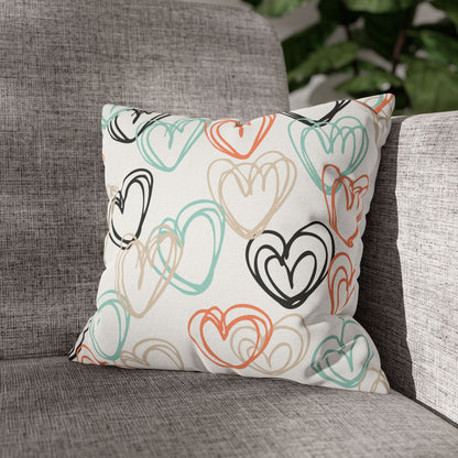 Heart Whisper Cushion Cover for Valentine - Set of 5