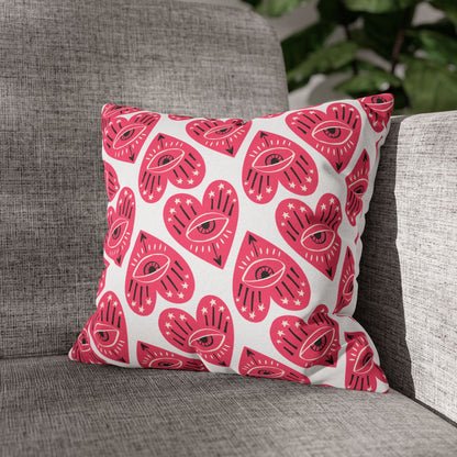 Love Strings Cushion Cover for Valentine - Velvet - 16x16in