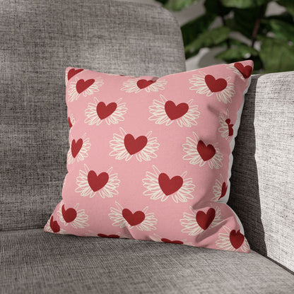 Soaring Love Cushion Cover for Valentine - Velvet - 16x16in