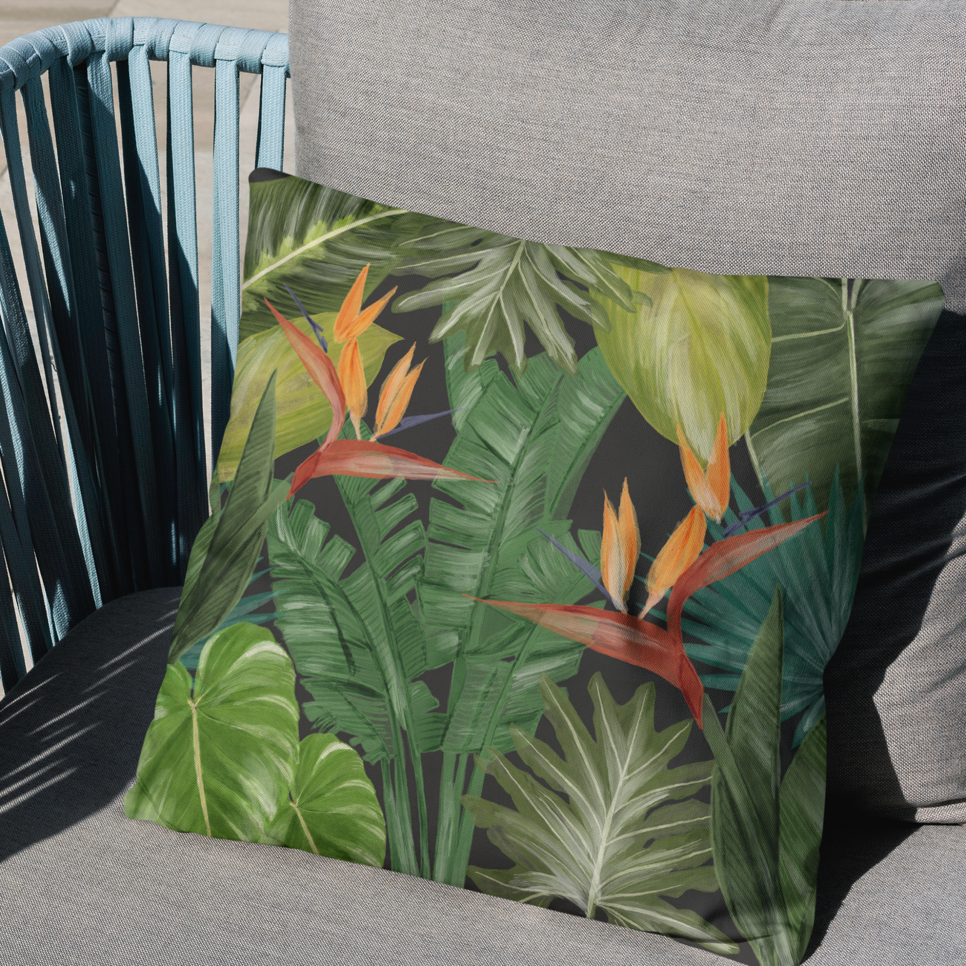 Bird of outlet paradise pillow shams