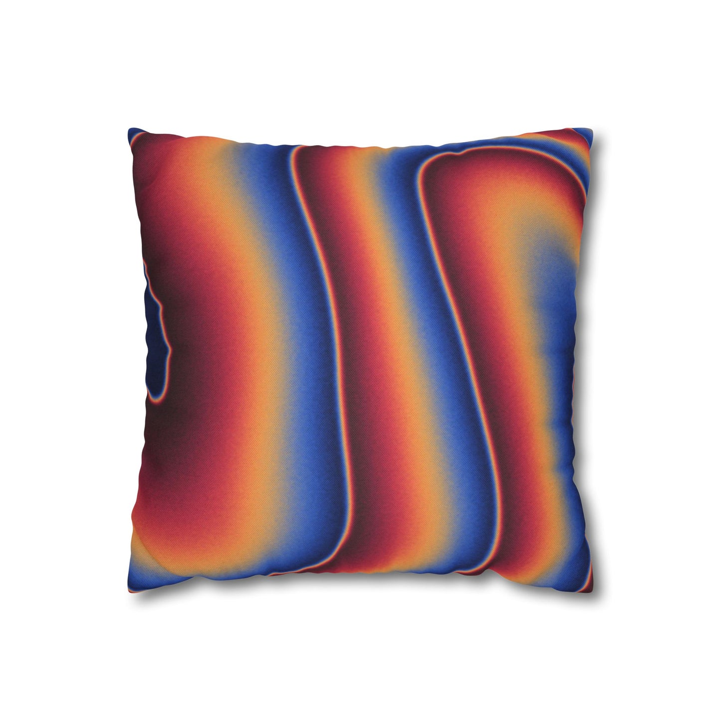 Sapphire Ember Flow Cushion Cover