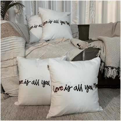 All You Need Tufted Valentine's Cushion Cover