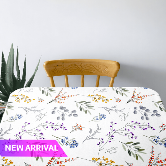 Autumn Berries Tablecloth - 6 Seater
