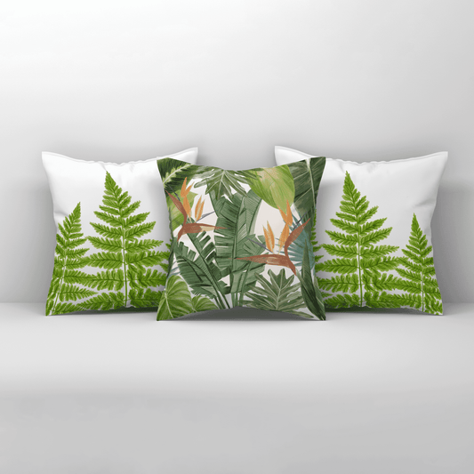Bird of Paradise X Ferns in Bloom | Set of 3