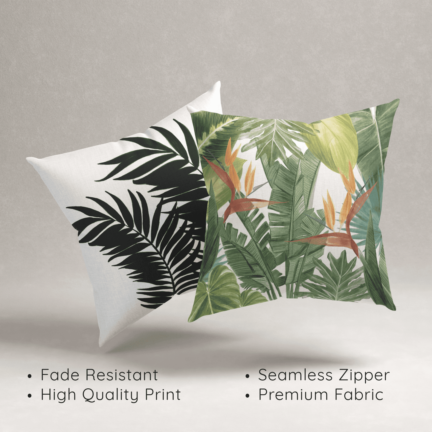 Bird of Paradise X Flowing Palm | Set of 2