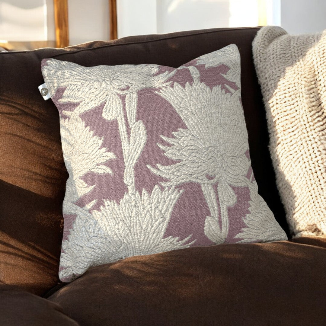 Blooming Elegance Tufted Cushion Cover