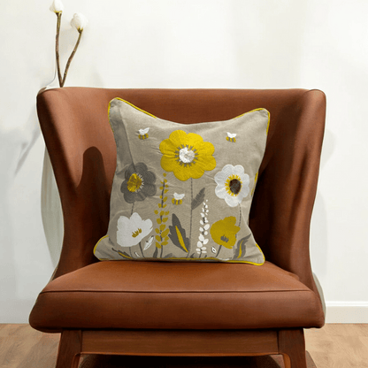 Blooming Meadow Tufted Cushion Cover