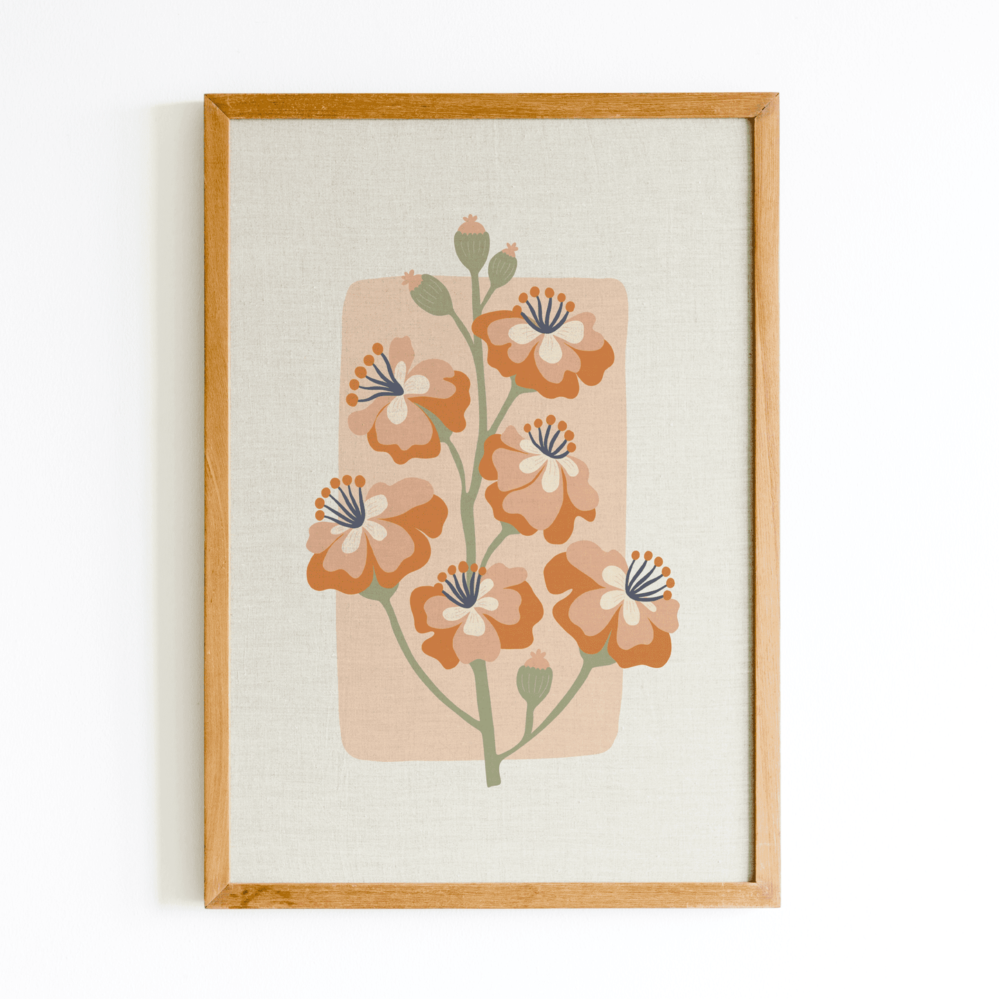 Blossom Elegance - Framed Wall Art Decor