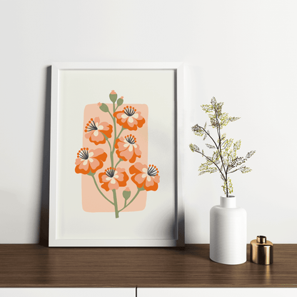 Blossom Elegance - Framed Wall Art Decor