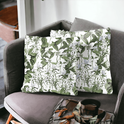 Blossom Embrace Velvet Cushion Cover - Set of 2