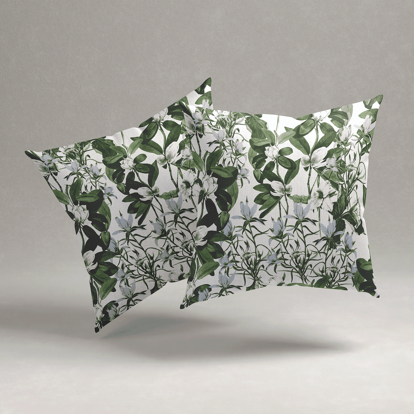 Blossom Embrace Velvet Cushion Cover - Set of 2
