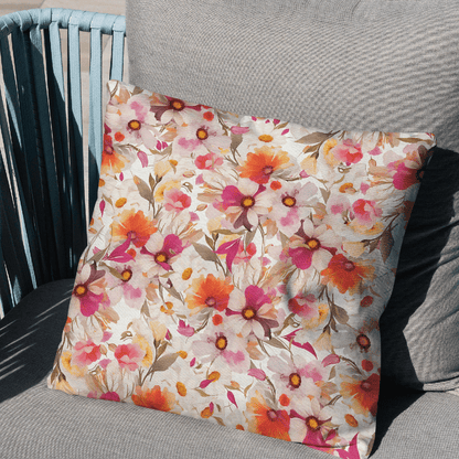 Blossom Whisper Velvet Cushion Cover