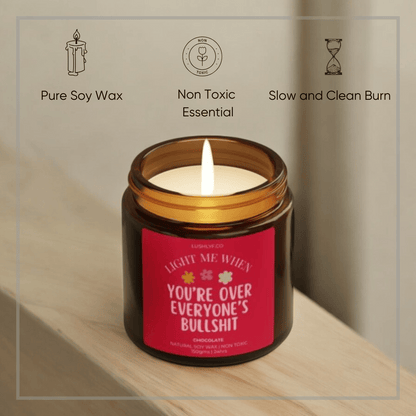 Bold Bliss Valentine Love Candles Chocolate Soy Wax Candle