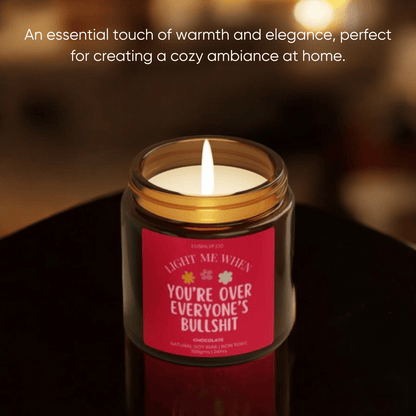 Bold Bliss Valentine Love Candles Chocolate Soy Wax Candle