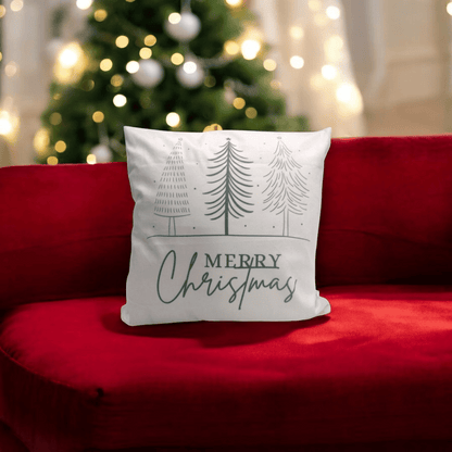 Christmas Tree Charm Velvet Cushion Cover