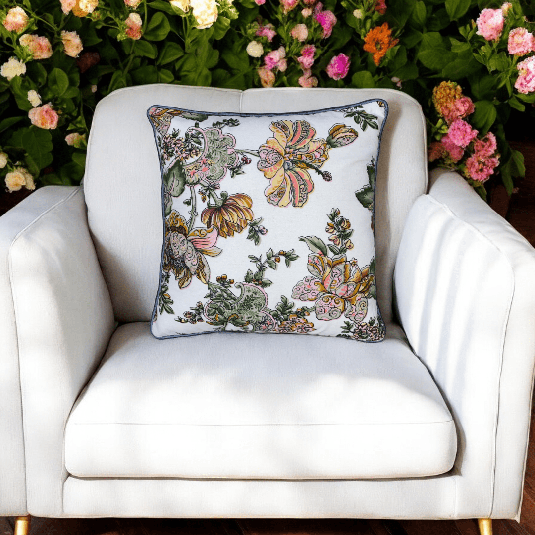 Classic Floral Cushion Cover