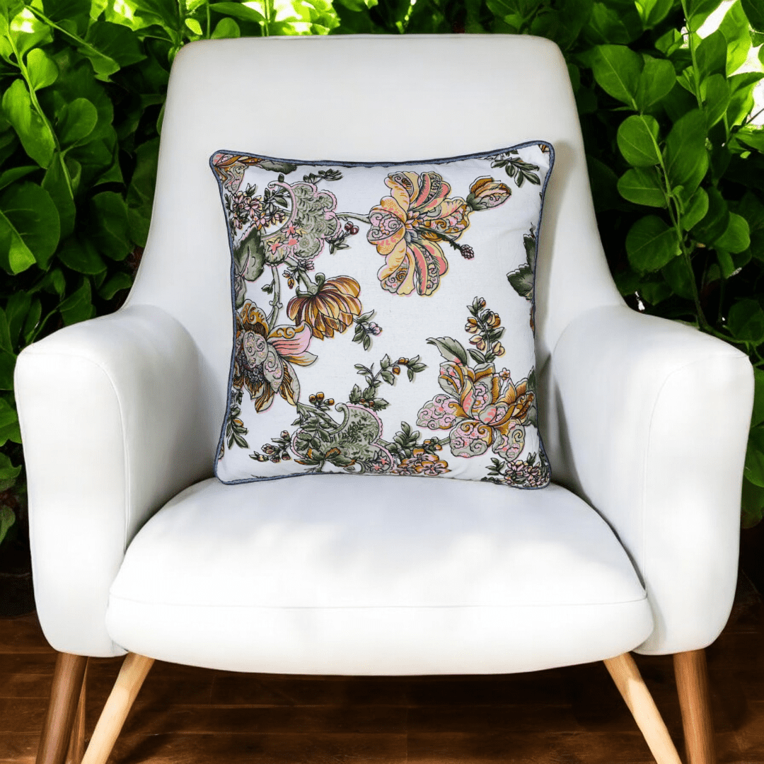 Classic Floral Cushion Cover