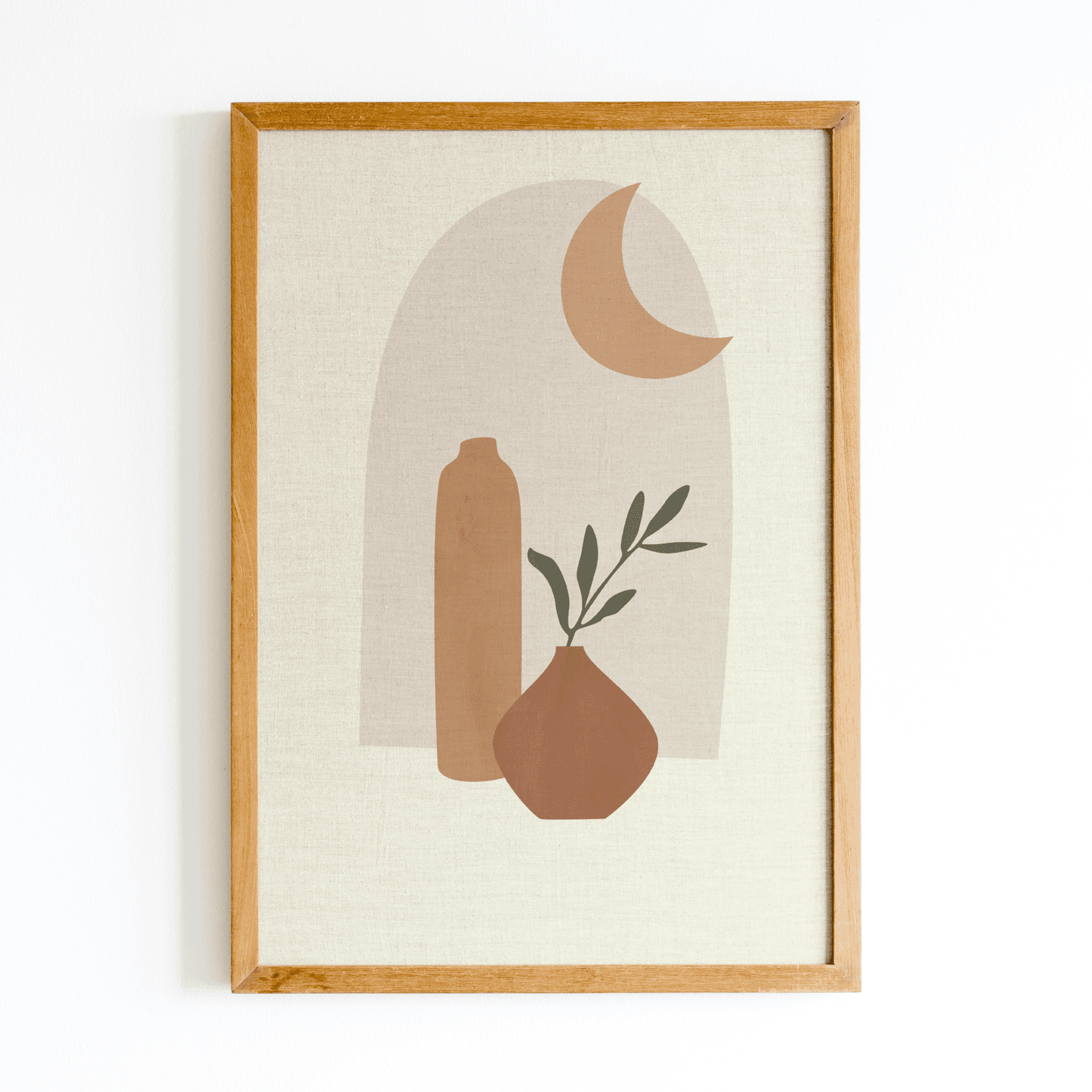 Crescent Vignette Framed Artwork