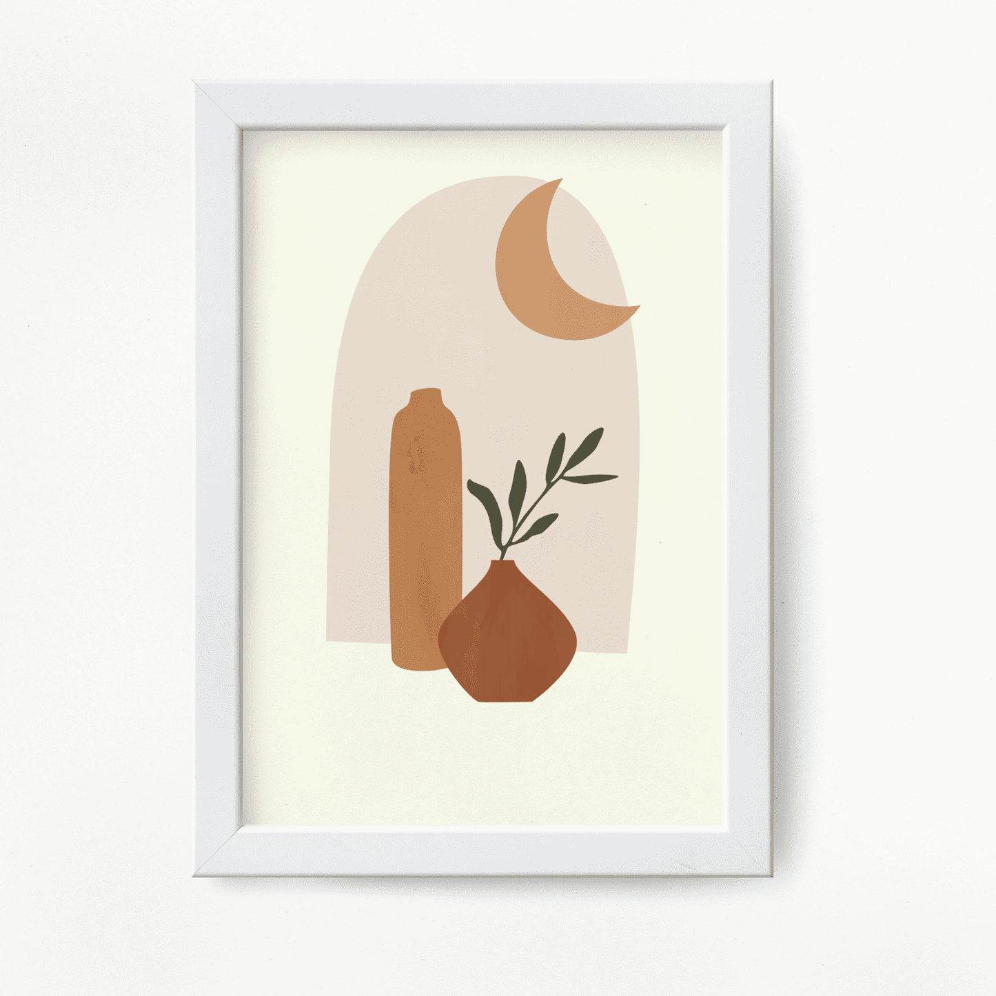 Crescent Vignette Framed Artwork