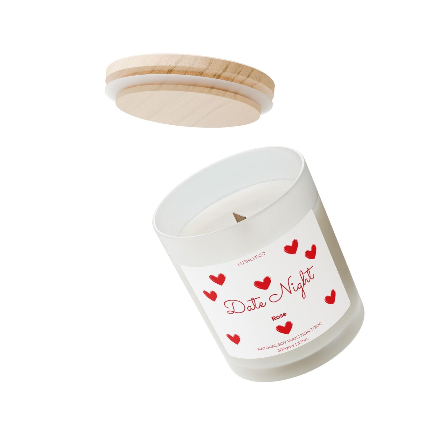 Date Night Valentine’s Rose Soy Wax Candle