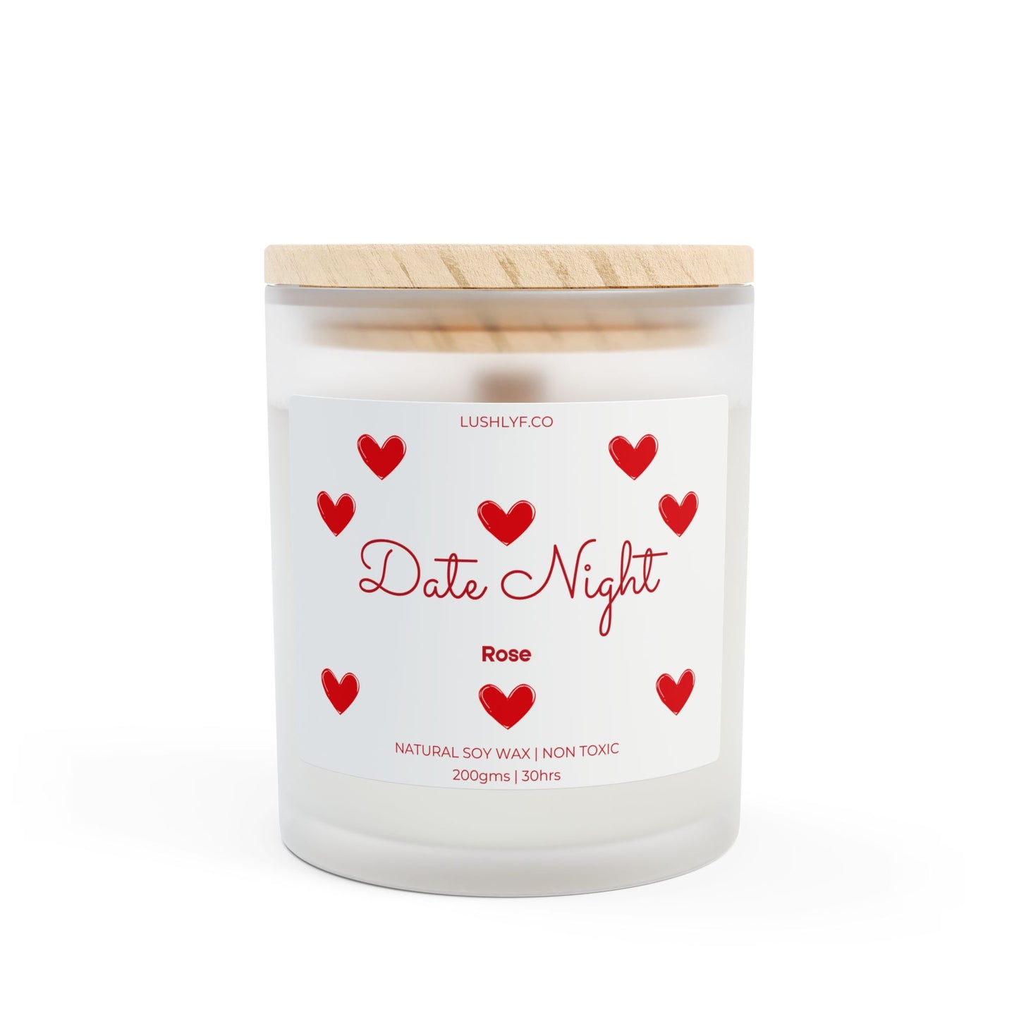 Date Night Valentine’s Rose Soy Wax Candle