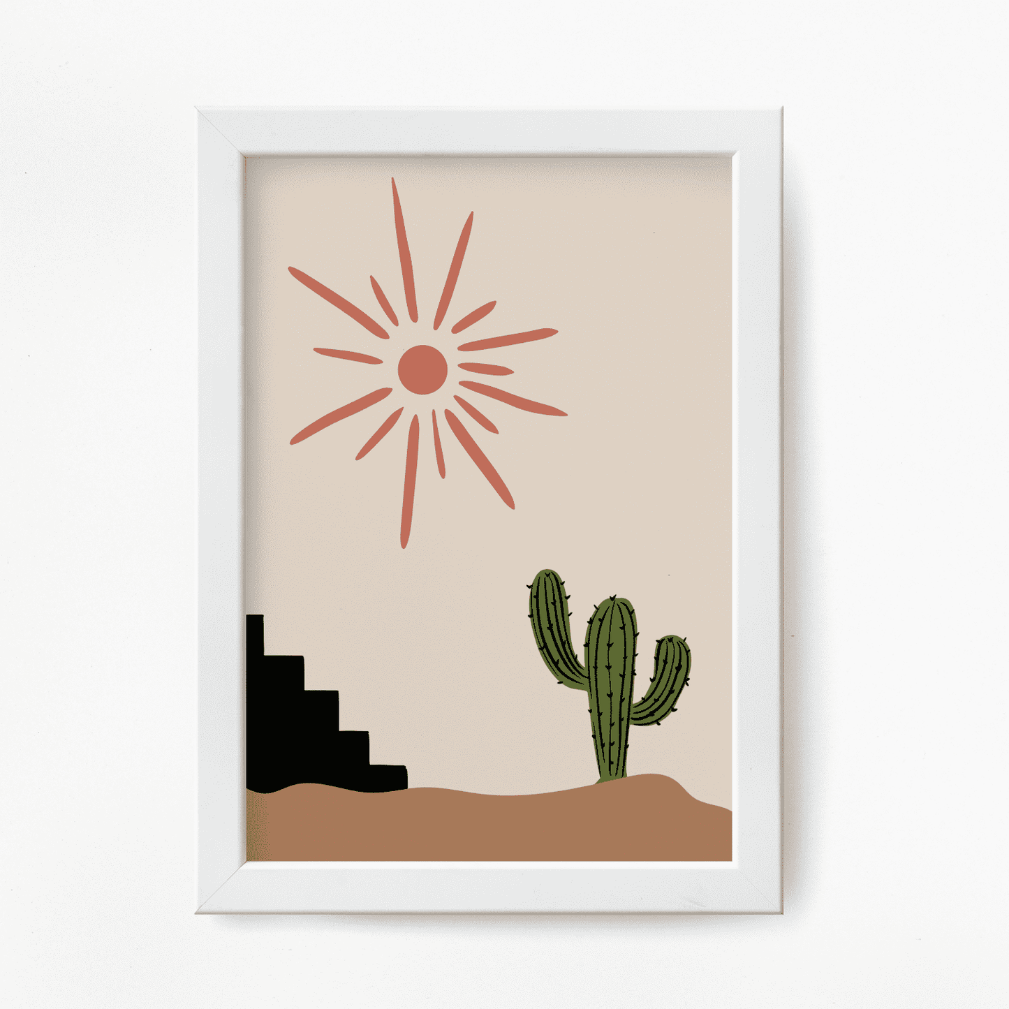 Desert Sunlight Framed Artwork