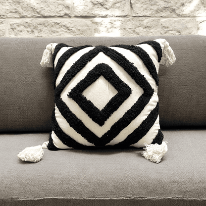 Diamond Chevron Tufted Cushion Cover  - Set of 5